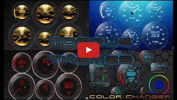 Video about Torque Theme Gold Glass OBD 2 1