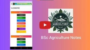 Vidéo au sujet deBSc Agri Notes1