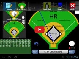 Video tentang Baseball ScoreBook - Lite 1