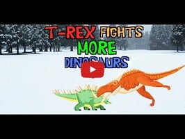 Vidéo de jeu deT-Rex Fights More Dinosaurs1