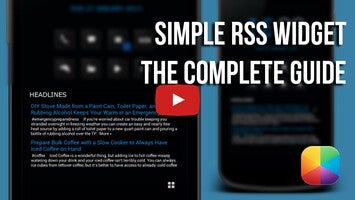 Video about Simple RSS Widget 1