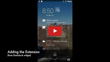 Vídeo sobre Pebble Battery for DashClock 1