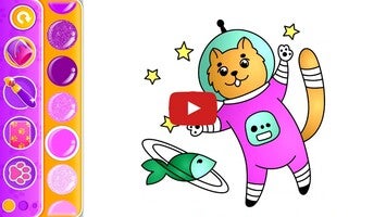 Vídeo-gameplay de Glitter Kitty Cats Coloring 1