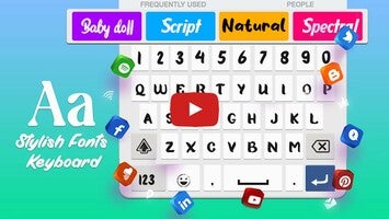 Vidéo au sujet deStylish Font Keyboards & Text1
