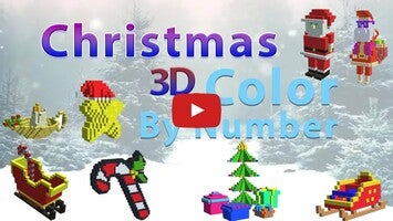 Vidéo au sujet deChristmas 3D Color by Number - Voxel, Pixel Art 3D1