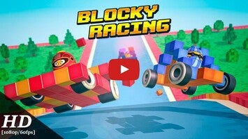 Gameplay video of Blocky Racing 1
