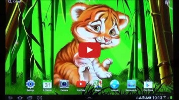 فيديو حول Cute tiger cub live wallpaper1