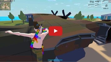Gameplay video of firelande Survival pixel fight 1