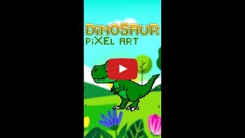 Video about Dinosaurs Color Pixel Art Draw 1