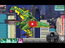 Gameplay video of Therizinosaurus - Combine! Dino Robot 1