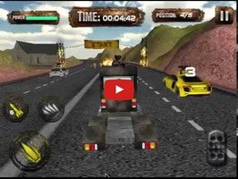 طريقة لعب الفيديو الخاصة ب Truck Race Driver Death Battle1