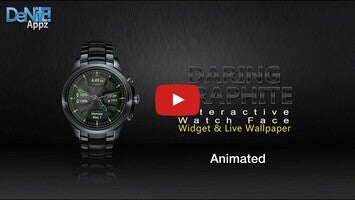 Video about Daring Graphite HD Watch Face 1