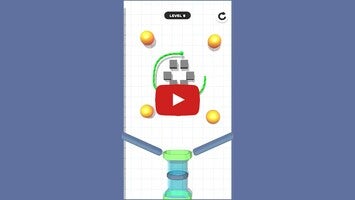 Gameplay video of Rope and balls 1