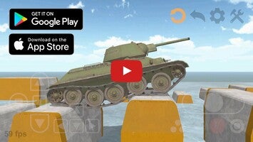Gameplay video of Tank Physics Mobile 1