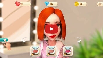 Gameplay video of Family Town: Match-3 Makeover 2