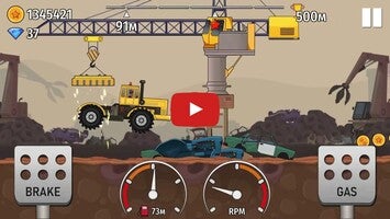 Gameplay video of Hill Dash Racing 1