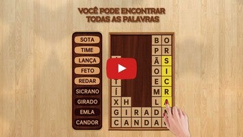 วิดีโอการเล่นเกมของ Esmagar Palavras: Caça Palavra 1