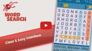Gameplay video of Word Search 1