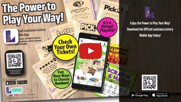 Video about Louisiana Lottery Official App 1