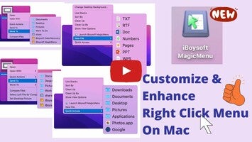 Videoclip despre iBoysoft MagicMenu 1