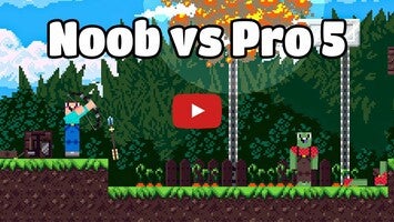 วิดีโอการเล่นเกมของ Noob vs Pro 5: Herobrine 1