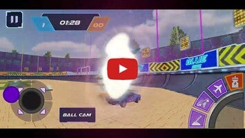 Gameplay video of Rocket car: car ball games 1