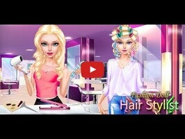 Gameplay video of Fashion Doll Hair Stylist 1