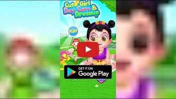 Gameplay video of Cute Girl Daycare & Dress Up 1
