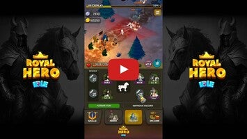 Gameplay video of Idle Royal Hero: Strategy RPG 1