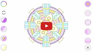 Vídeo de gameplay de Mini Mandala Coloring 1