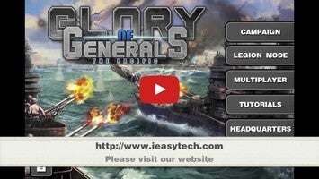 Video gameplay Glory of Generals: Pacific-WW2 1