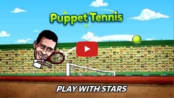 طريقة لعب الفيديو الخاصة ب Puppet Tennis1