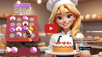 Vídeo-gameplay de Cake Sort - 3D Puzzle Game 1