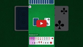 طريقة لعب الفيديو الخاصة ب Gin Rummy - Classic Card Game1