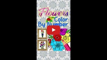 Video about Flowers Color by Number 1