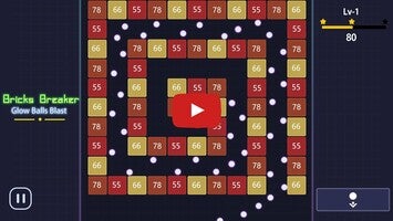 Vídeo de gameplay de Bricks Breaker-brick game 1