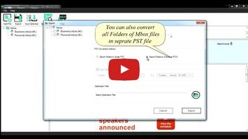 วิดีโอเกี่ยวกับ MailsSoftware MBOX to PST Converter 1