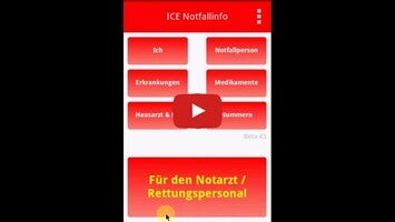 Video about ICE Notfallinfo 1