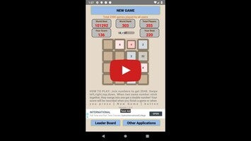 Video del gameplay di Game 2048 King 1