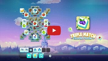 Gameplay video of Triple Match Doodle Puzzle 1