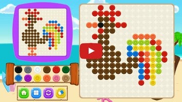 วิดีโอการเล่นเกมของ Mosaic Beads Puzzle: Hama Art 1