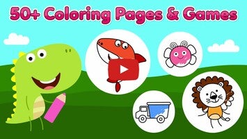 Gameplay video of Kids Coloring Pages & Book 1