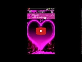 Video about GO SMS Pro Hearts Theme 1
