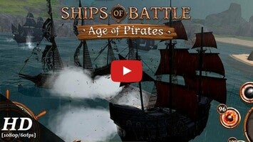 Ships of Battle - Age of Pirates - Warship Battle 1 का गेमप्ले वीडियो