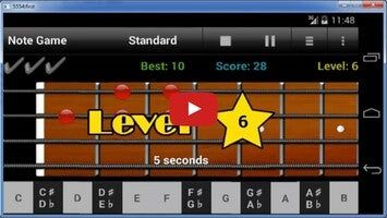 วิดีโอเกี่ยวกับ Bass Guitar Note Trainer 3.2 Demo 1