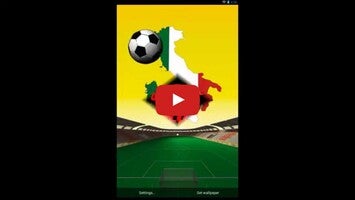 Video about Italy Football LWP 1
