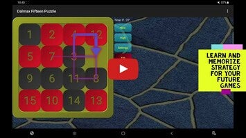 Video gameplay Dalmax Fifteen Puzzle 1