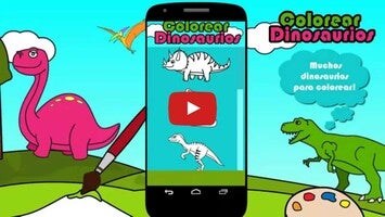 طريقة لعب الفيديو الخاصة ب Coloring Dinosaurs1