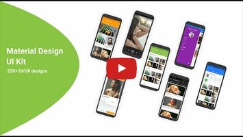 Vídeo de Material Design UI Templates 1