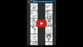 Gameplay video of Coloring Pages for kids 1